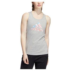 New ADIDAS Women's Cotton Logo Americana Tank